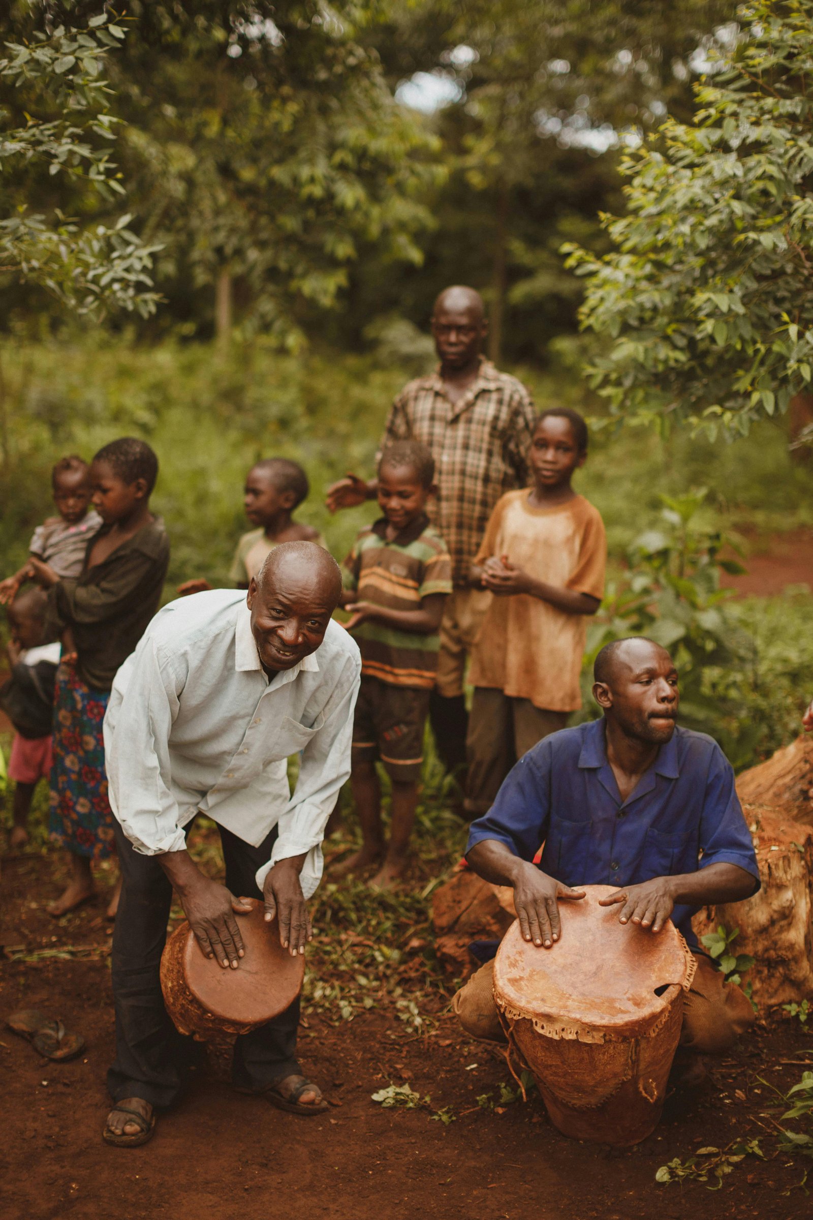 Cultural village visit in Uganda